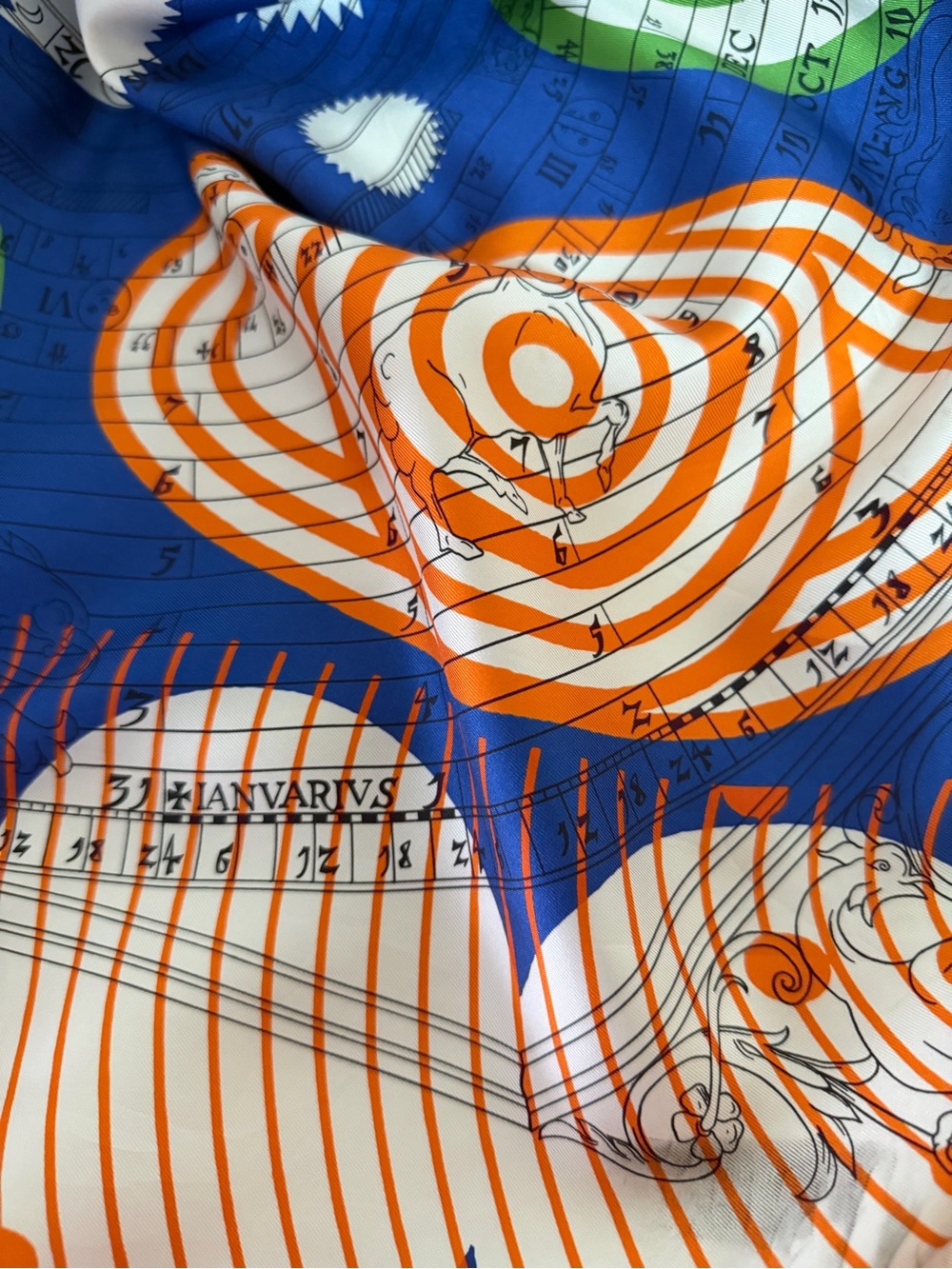 Hermes Die et Hore Silk Scarf. - Picture 16 of 16